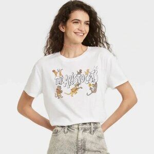 Disney Aristocats Short Sleeve Graphic T-Shirt. Women’s Size XS